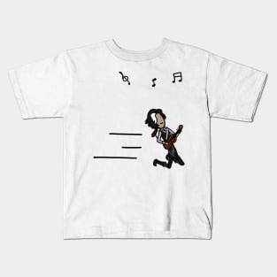 D.M. Plays Violin Cartoon 2 Kids T-Shirt